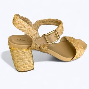 Altar'd State Raffia Block Heel Sandal
